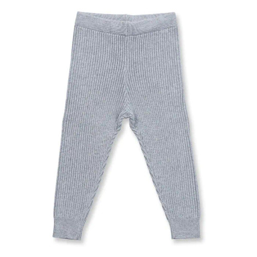 Sense Organics - Organic Leggings Baumwollstrick YUMA Grau