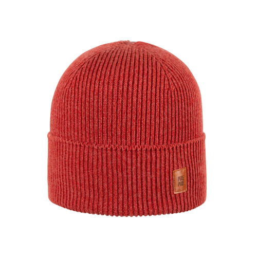Pure Pure - Strickmütze Wolle-Seide Tomato