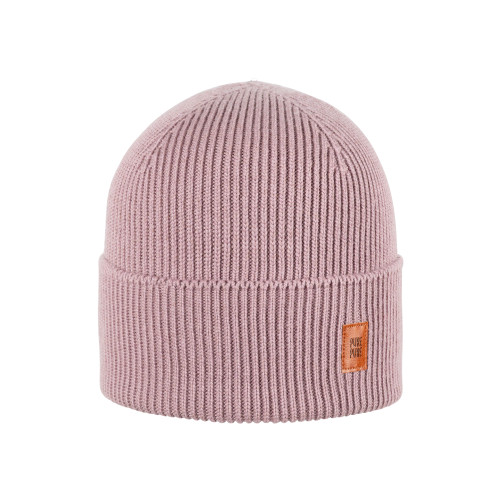 Pure Pure - Strickmütze Wolle-Seide Mauve