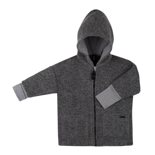 Pure Pure - Kids Jacke Recycled Walk Dufflecoat Grau Melange