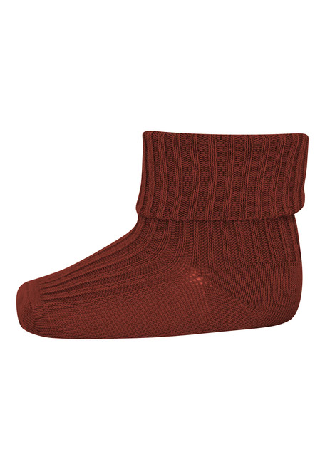 MP Denmark - Babysocke Rippe Wolle Rustic Clay