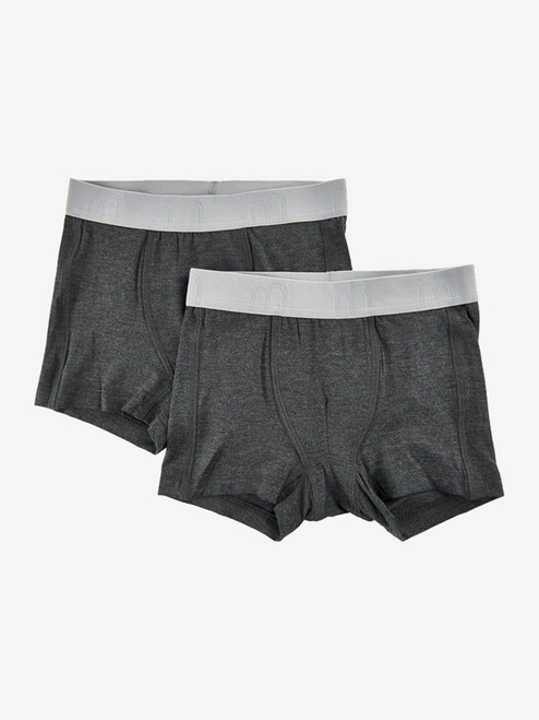 Minymo - Boxers Bambusviskose Dark Grey Melange