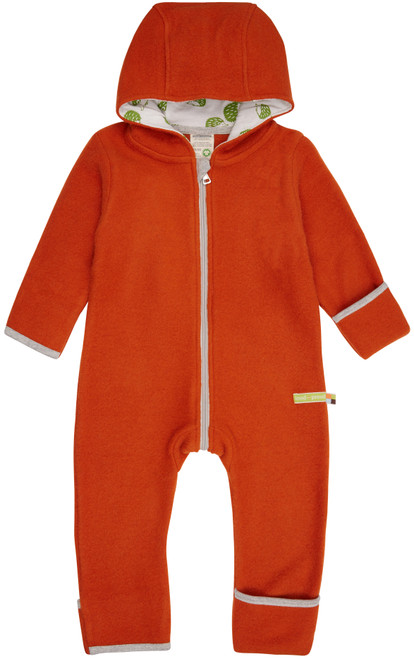 Loud+Proud - Organic Wollfleece Overall mit Zipper Terra