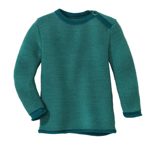 Disana - Organic Melange Pullover pacific/mint