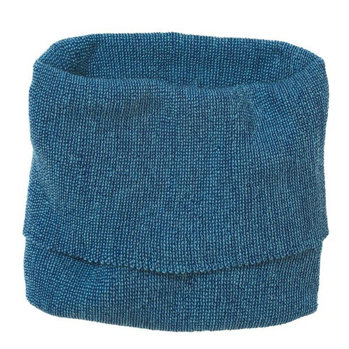 Disana - Organic Schlauchschal Merinowolle Navy-Lagoon
