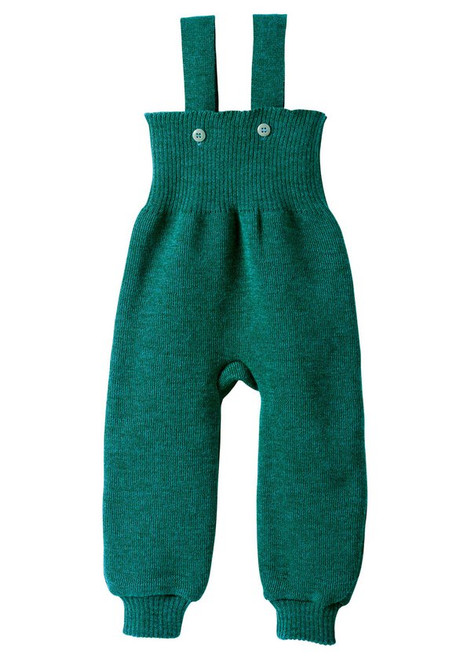 Disana - Organic Strick-Trägerhose Merinowolle Pacific