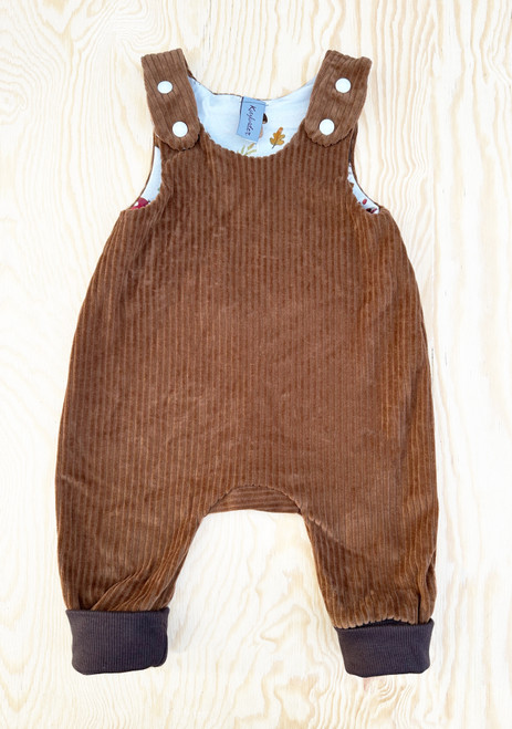 Kiezkinder - MitwachsStrampler Cordnicki braun