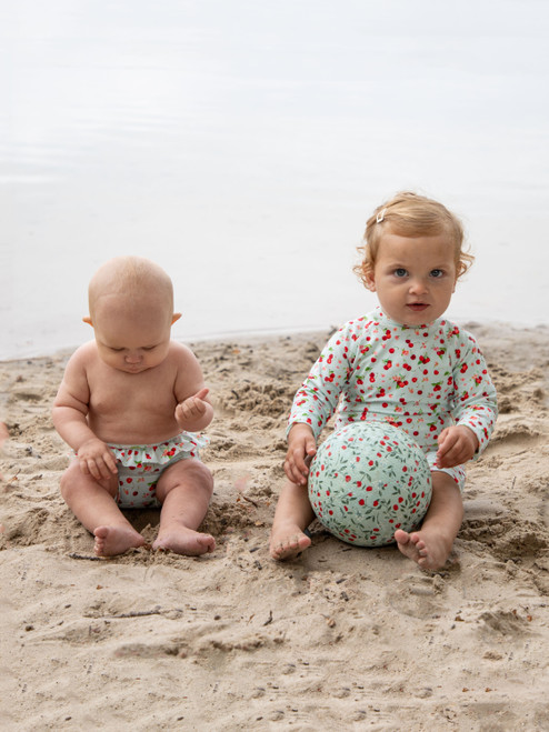 Hust&Claire - Schwimmshirt Langarm Maiak Kirsche Wan Blue