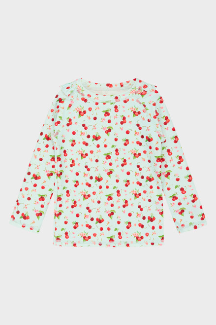 Hust&Claire - Schwimmshirt Langarm Maiak Kirsche Wan Blue