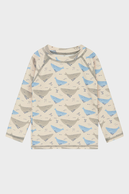 Hust&Claire - Schwimmshirt Langarm Maiak Wale French Oak