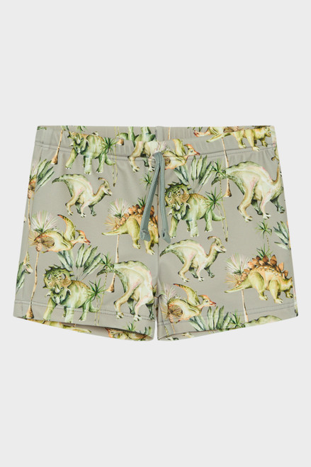 Hust&Claire - Badehose Haki Dino Seagrass
