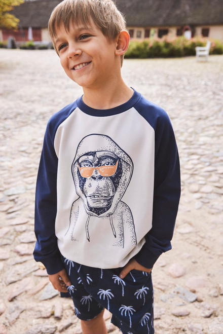 Hust&Claire - Organic Sweatshirt Steve Blues