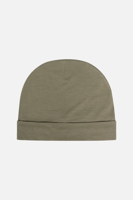 Hust&Claire - Beanie Floor Bambusviskose Olivgrün