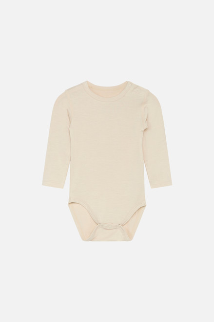 Hust&Claire - Langarmbody Buller Bambusviskose Natur