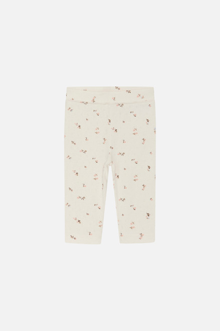 Hust&Claire - Leggings Ludo Bambusvikose Pointelle weiß
