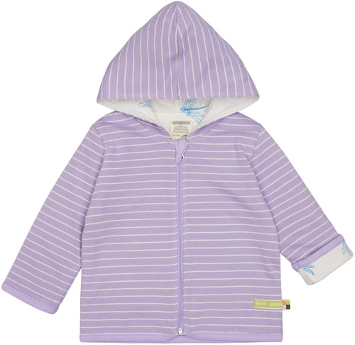 Loud+Proud - Organic Wendejacke mit Kapuze Libelle Lila
