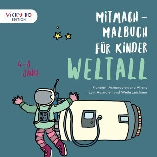 Mitmach-Malbuch Weltall