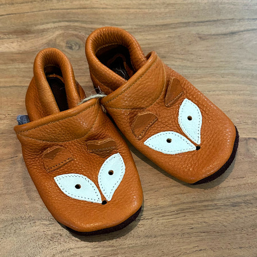 Organic Lederpuschen Fuchs