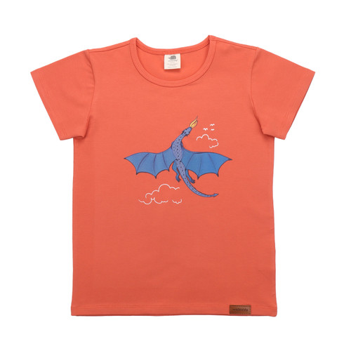 Walkiddy - Organic T-Shirt Colorful Dragons