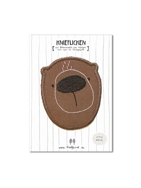 Aufnäher, Knieflicken "Bär"