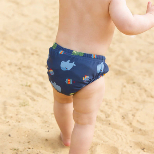 Little Green Radicals - Organic Schwimmwindel Sealife