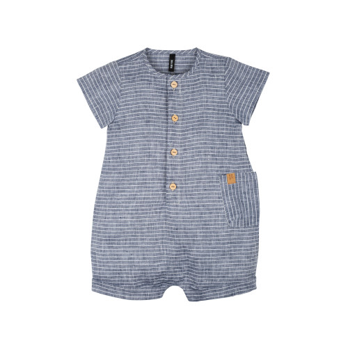 PurePure - Organic Jumper Leinen Streifen marine