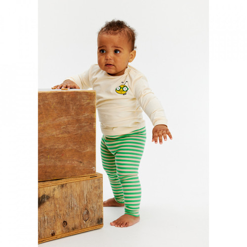 The New - Finn Rippleggings Streifen grün Natur