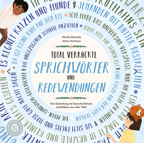 Buch „Total Verrückte Sprichwörter und Redewendungen“ von Nicola Edwards & Manu Montoya