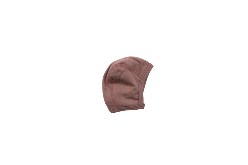 Lilano - Organic Erstlingsmütze Babyhäubchen Wolle/Seide mauve