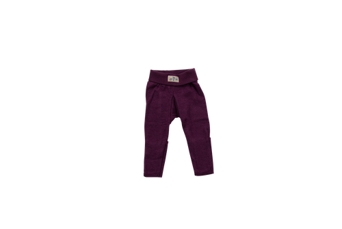 Lilano - Organic Nabelbundhose Wolle/Seide Beere