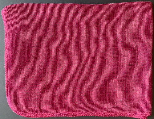 Lenya - Organic Strickdecke Merinowolle Beere Melange