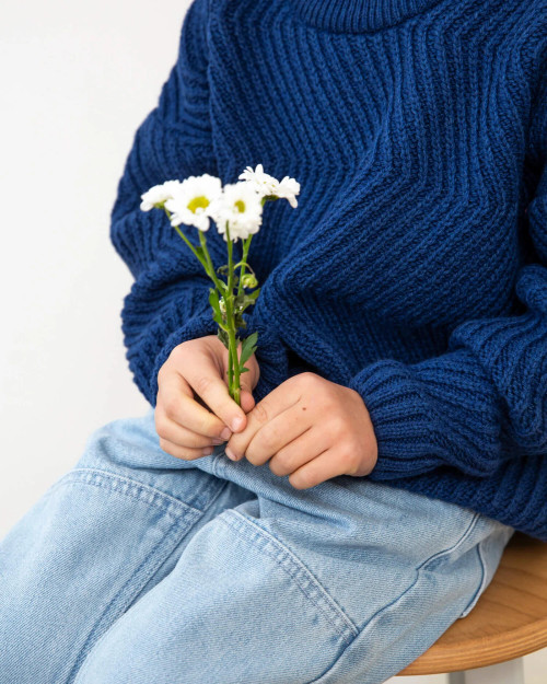 Matona - Organic Wollsweater Royal Blue