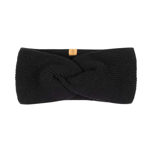 PurePure -Organic Stirnband Kaschmir schwarz