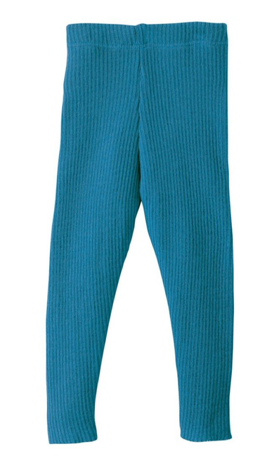 Disana Leggings Merinostrick blau