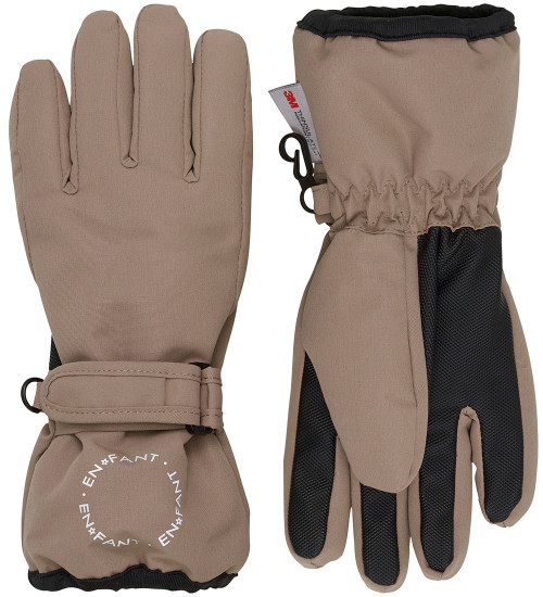 Enfant - Wasserdichte Ski-Handschuhe Finger Pine Bark