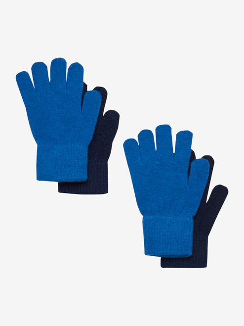 Celavi - Magic Handschuhe Wolle 2-pack Bright Cobalt