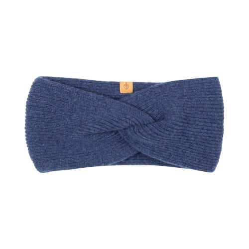 PurePure -Organic Stirnband Kaschmir Dark Denim
