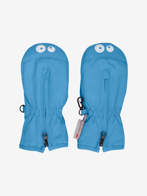Color Kids - Ski-Handschuhe Fäustlinge Mit Zipper Cyaneus