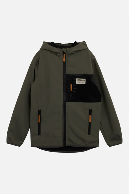 Hust&Claire - Odin Jacke kale green Softshell