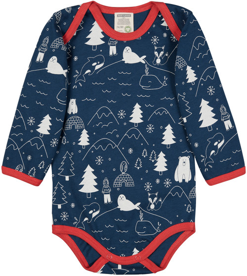 Loud+Proud - Body Druck Winterlandschaft ultramarin