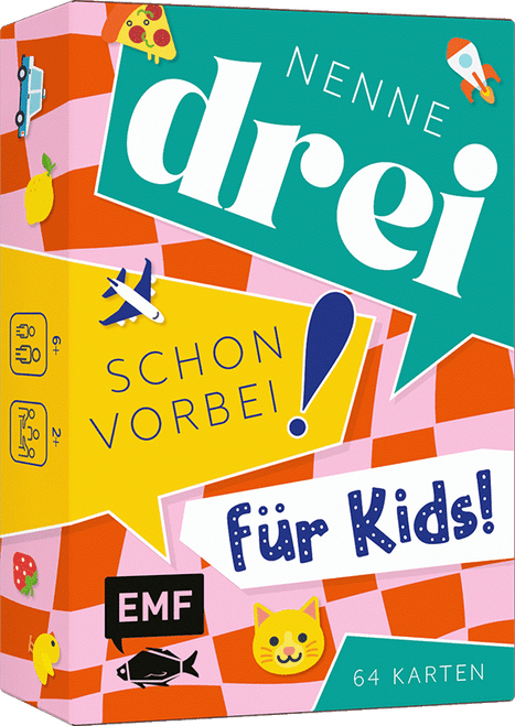 Nenne Drei! schon Vorbei Kartenspiel