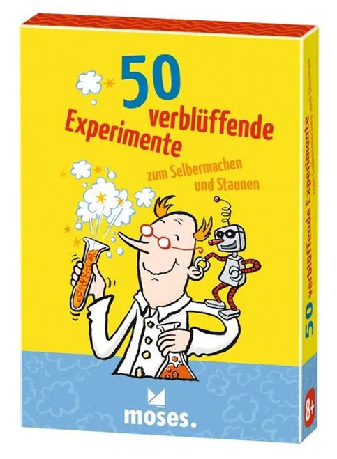 Moses Karten „50 verblüffende Experimente zum Selbermachen & staunen“