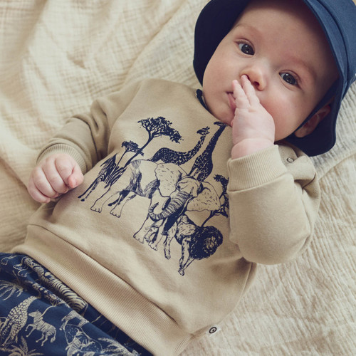 Müsli - Organic Safari Sweatshirt Baby