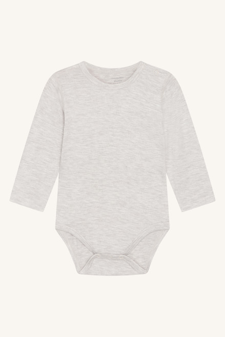 Hust & Claire - Organic Langarmbody Bambusviskose wheat