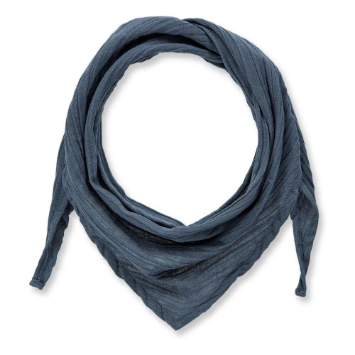Sense Organics - Organic Musselintuch Triangel Elim blaugrau