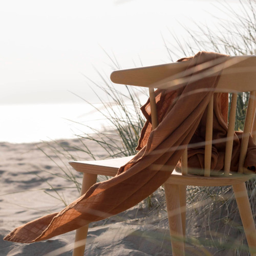 Baby Bello - Organic Swaddle Decke Musselin Sandy Almond
