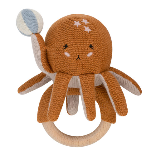 Baby Bello - Organic Rassel Ozzy der Oktopus