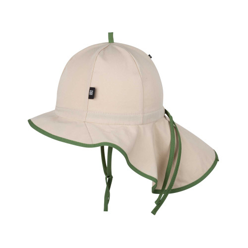PurePure - Organic Sonnenmütze mit Nackenschutz Oat