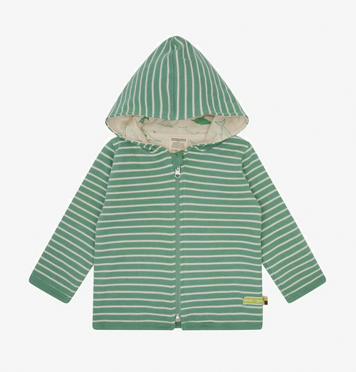 Loud+Proud - Organic Wendejacke Kapuze Hai Bamboo