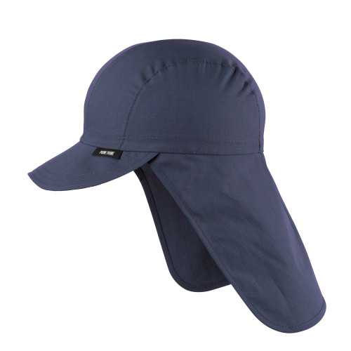 Pure Pure - Organic Sommermütze Kids Nackenschutz Indigo